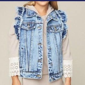 Hayden Girls: Denim vest